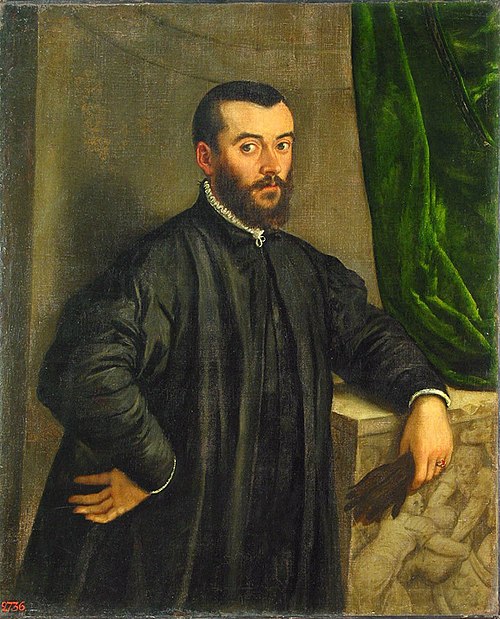 Portrait of a Man Dressed in Black, 1525, Jan van Calcar