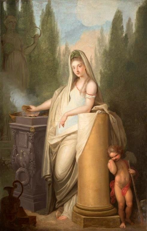Portret pani Chreptowiczowej, 1800, Józef Peszka