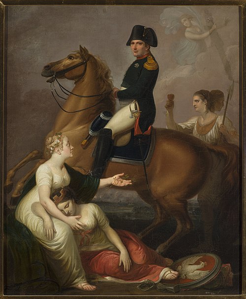 Scène allégorique avec Napoléon., 1810, Józef Peszka