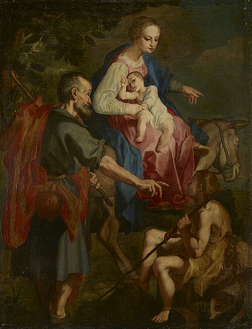 The Flight into Egypt, 1550, Ventura Salimbeni