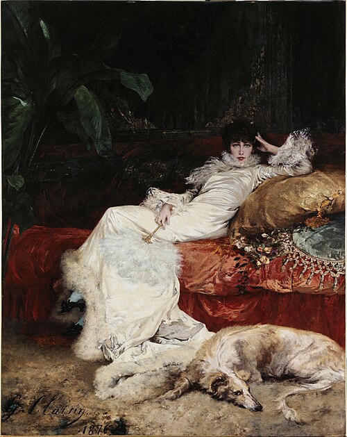 Portrait de Sarah Bernhardt, 1876, Georges Clairin
