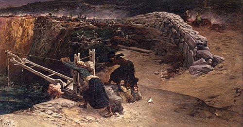 Les brûleuses de varech, 1882, Georges Clairin