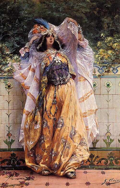 An Ouled Nail Tribal Dancer, 1895, Georges Clairin