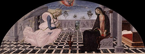 Annonciation, 1470, Neroccio di Landi