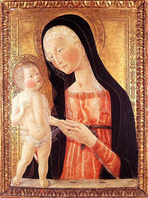 Madonna con Gesù Bambino, 1470, Neroccio di Landi