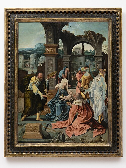 De Aanbidding van de Koningen, 1516, Jan van Dornicke
