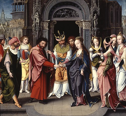 The Marriage of the Virgin, 1517, Jan van Dornicke