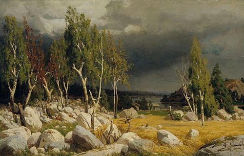A Clearing, Uusimaa Landscape, 1872, Fanny Churberg