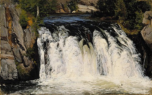 Waterfall, 1877, Fanny Churberg
