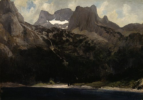 Alpine Lake, 1872, Fanny Churberg