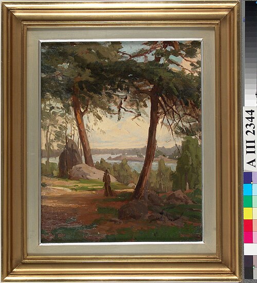 Finnish Landscape, Sketch, 1873, Fanny Churberg