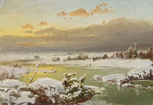 Winter Landscape, , Fanny Churberg