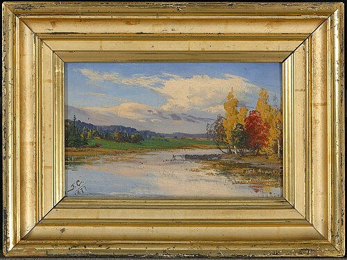 Autumn Landscape, 1877, Fanny Churberg