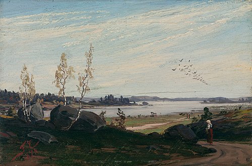 Migratory Birds, 1878, Fanny Churberg