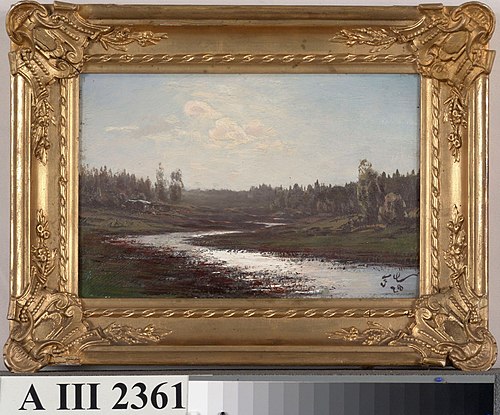 River Landscape, 1878, Fanny Churberg
