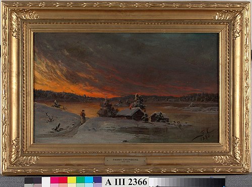 Winter Evening, 1880, Fanny Churberg