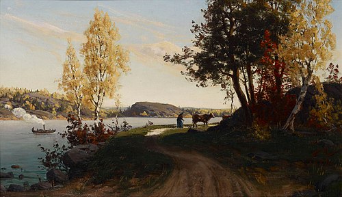 Autumn Landscape, 1878, Fanny Churberg