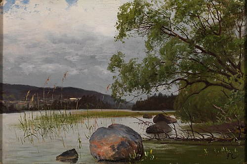 Shore Landscape, 1870, Fanny Churberg