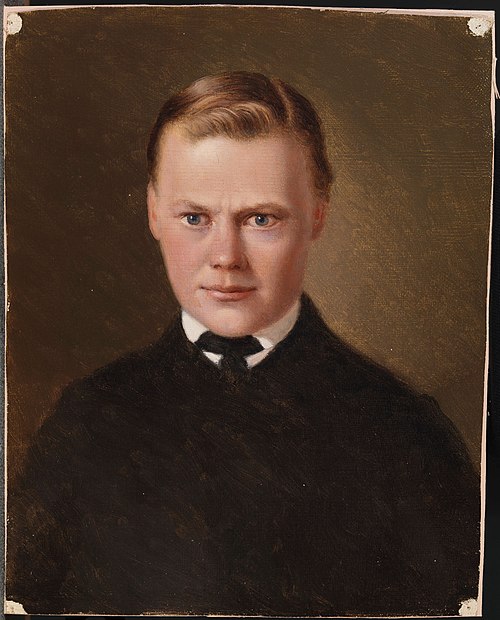 Portrait de jeune homme, , Ferdinand von Wright