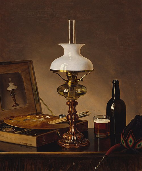 Still-Life in the Atelier, 1868, Ferdinand von Wright