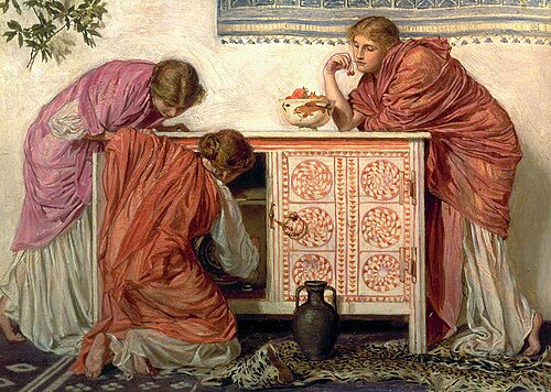 Pomegranates, 1866, Albert Joseph Moore