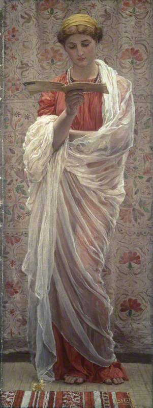 A Reader, 1877, Albert Joseph Moore