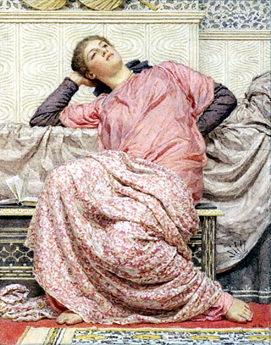 An Open Book, 1884, Albert Joseph Moore