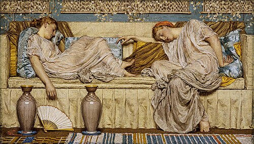 Beads, 1875, Albert Joseph Moore