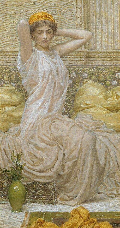 The Toilette, 1886, Albert Joseph Moore
