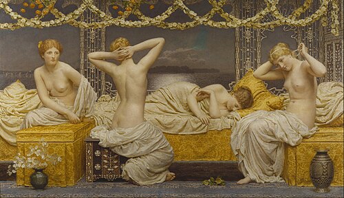 A Summer Night, 1890, Albert Joseph Moore