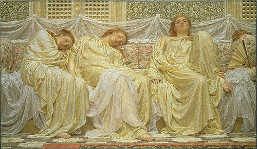 Dreamers, 1866, Albert Joseph Moore