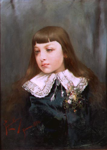 A boy in pages clothes., 1884, Franciszek Żmurko