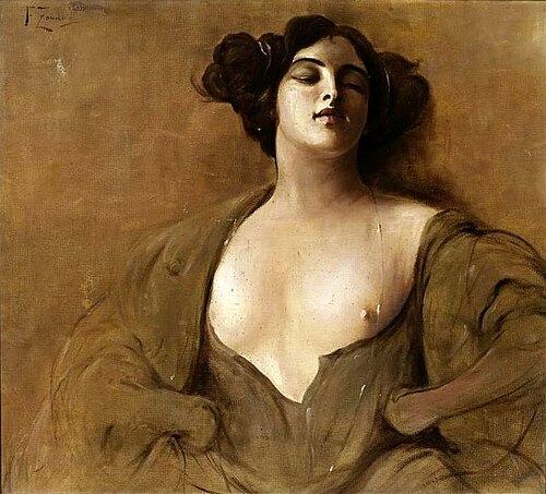 Una Donna (Shrew)., 1900, Franciszek Żmurko