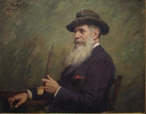 Portrait of György Vastagh, 1903, Géza Vastagh