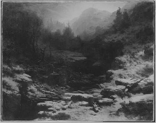Winter im Hochgebirge, 1859, Richard Zimmermann