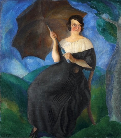 Portret Zofii Jacewiczowej., 1923, Felicjan Szczęsny Kowarski