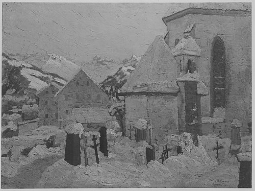 Friedhof, 1914, Felix Bürgers