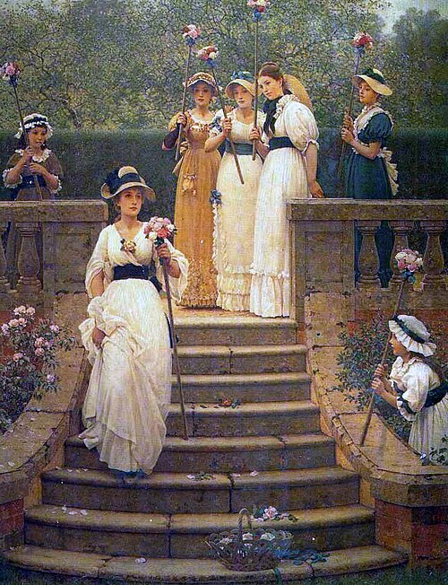 The Rose Queen, 1892, George Dunlop Leslie