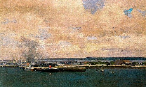The Port of Le Harvre, 1902, Aureliano de Beruete