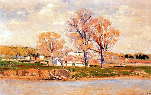 A orillas del Manzanares, 1909, Aureliano de Beruete