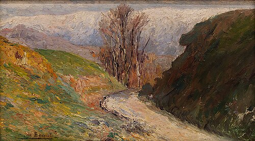 Hilly landscape, , Aureliano de Beruete