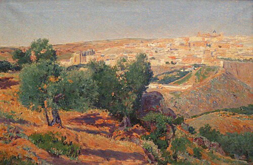 View of Toledo from La Vega Baja, , Aureliano de Beruete