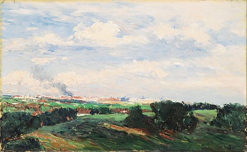 View of Madrid from the Plantío de los Infantes or Madrid Seen from El Pardo, 1909, Aureliano de Beruete