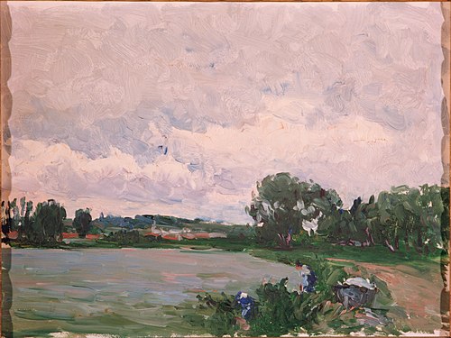Paisaje de Vichy (Río Alier), 1910, Aureliano de Beruete