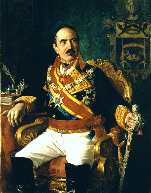 Baldomero Espartero, Prince of Vergara, 1872, José Casado del Alisal