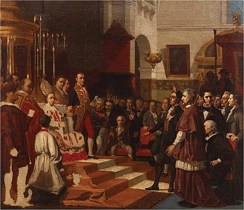 Boceto de El juramento de las Cortes de Cádiz de 1810, 1862, José Casado del Alisal
