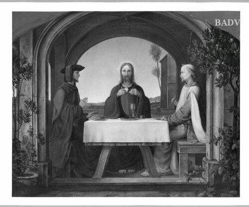 Christ in Emmaus, 1827, Ferdinand Olivier