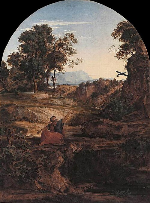 Elijah in the Wilderness, 1831, Ferdinand Olivier