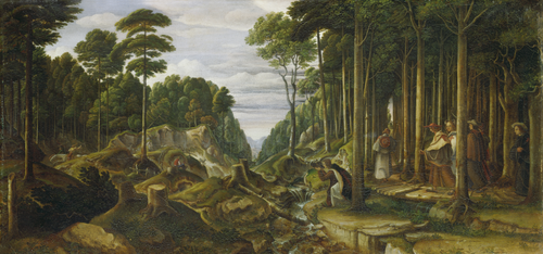 Procession of Pilgrims in the Forest, 1814, Ferdinand Olivier