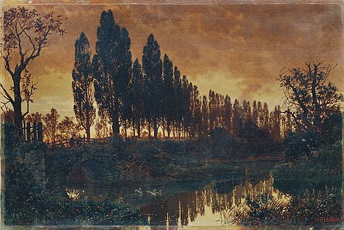 Bavarian Landscape, 1886, Ferdinand Knab